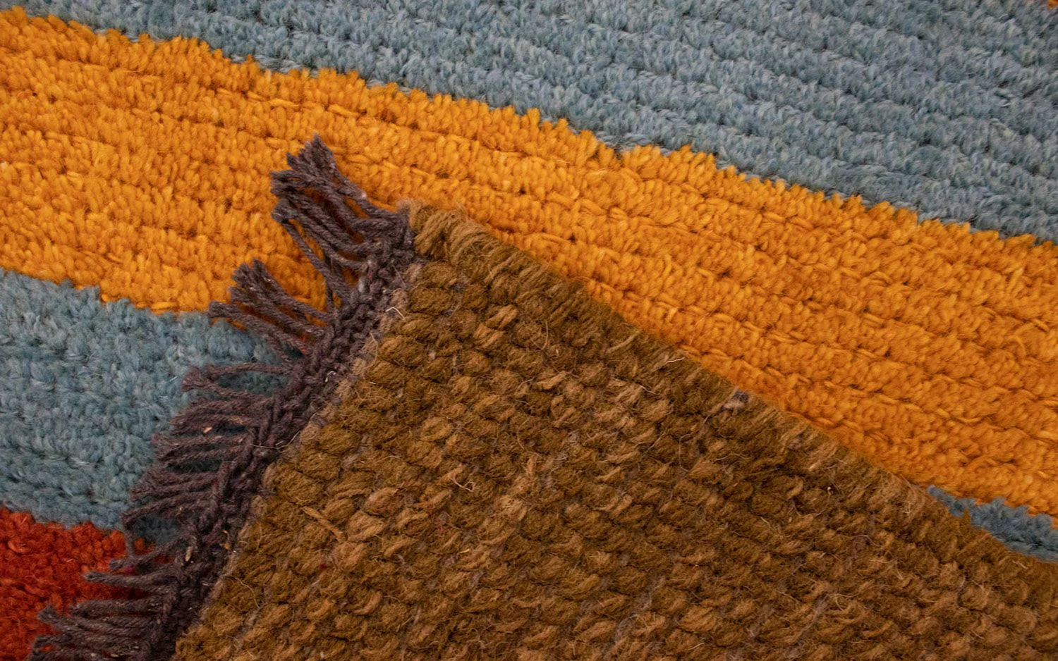 Nepal Teppich 140 x 70 cm - mehrfarbig - Image 3