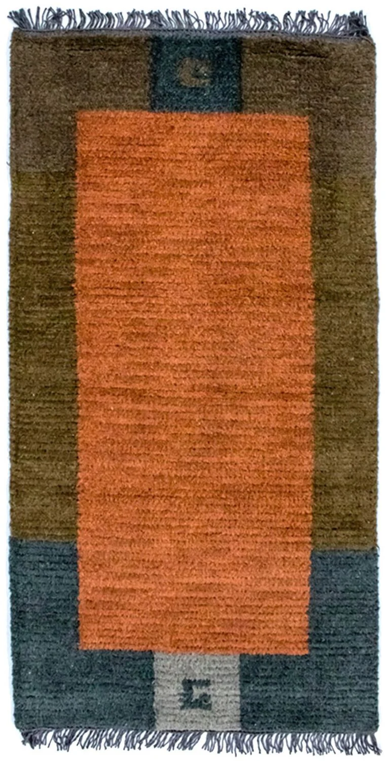 Nepal Teppich 140 x 70 cm - mehrfarbig