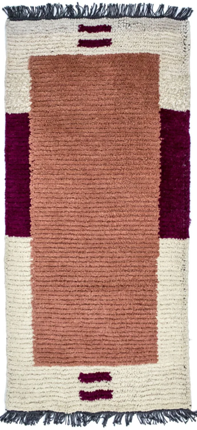 Nepal Teppich 140x70cm - Wollteppich