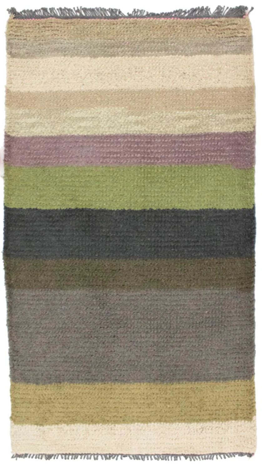 Nepal Teppich 140 x 70 cm - mehrfarbig