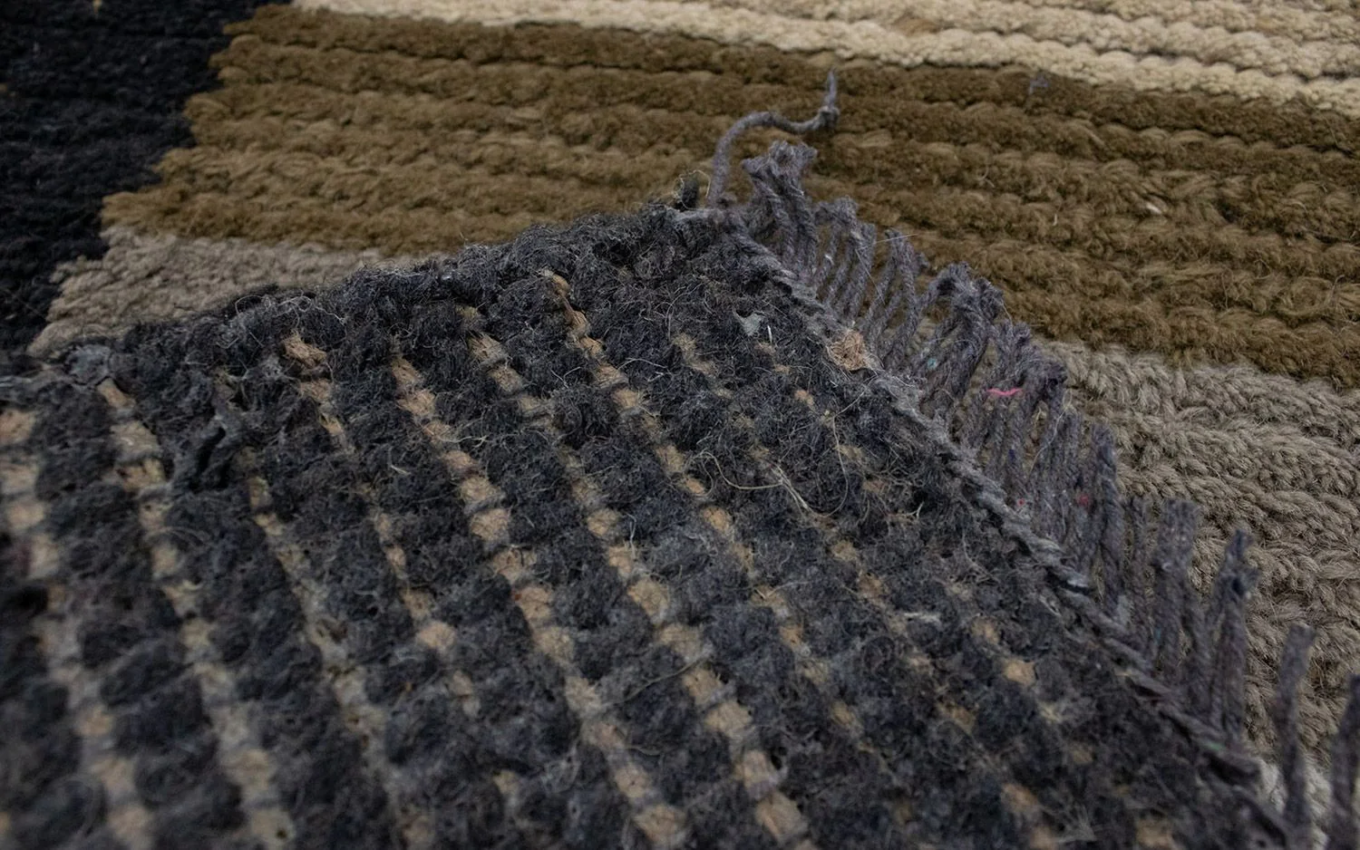 Nepal Teppich 140x70cm - Wollteppich - Image 3