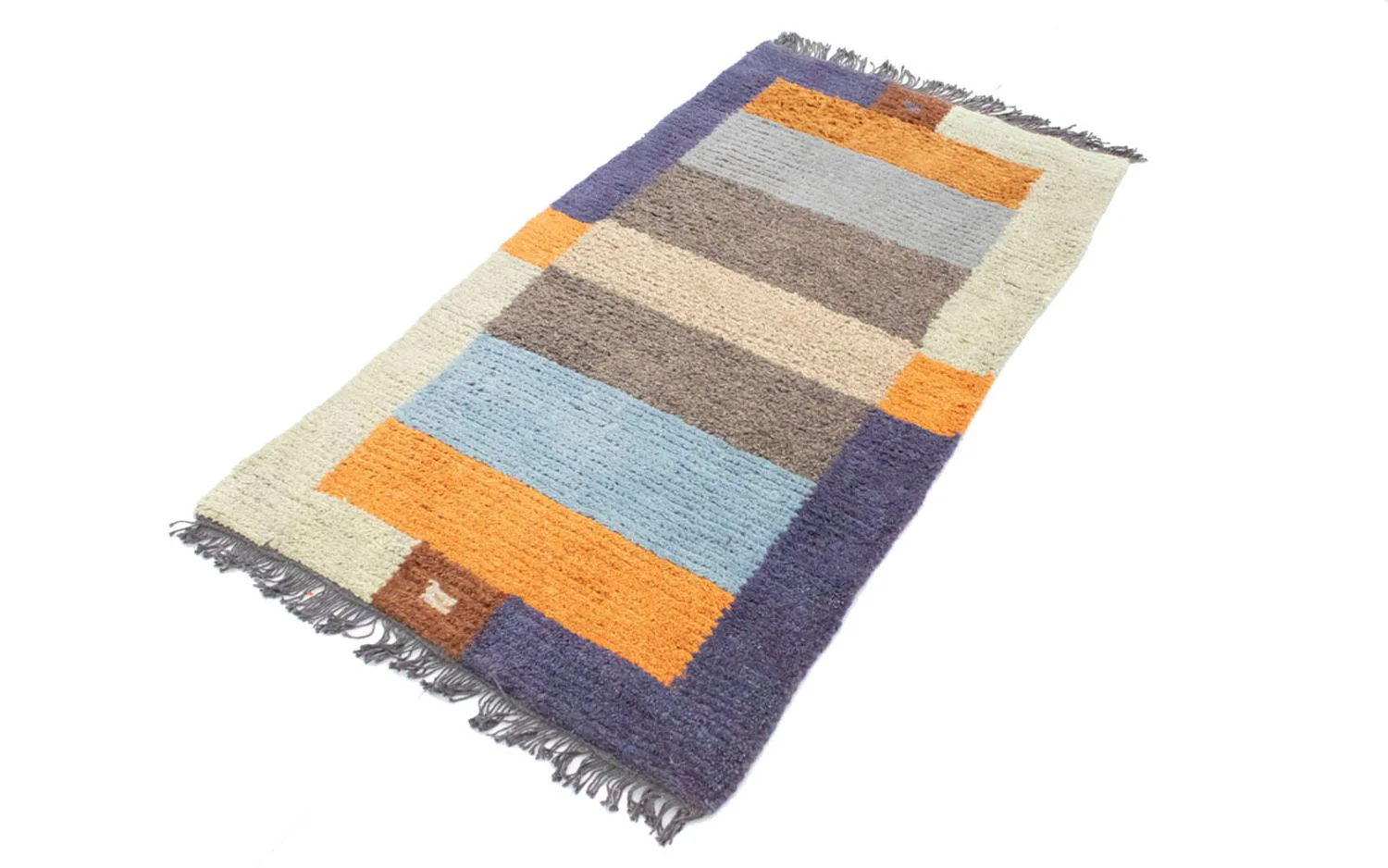 Nepal Teppich 140 x 70 cm - mehrfarbig - Image 4
