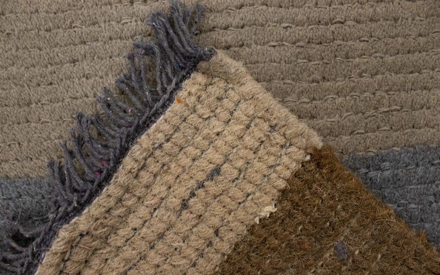 Nepal Teppich 140x70cm - Wollteppich - Image 3
