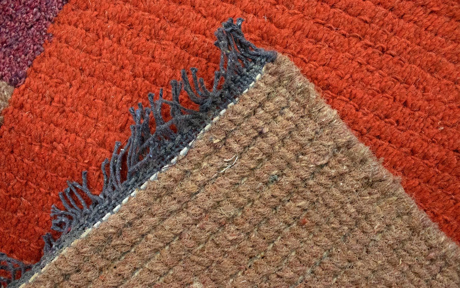 Nepal Teppich 140 x 70 cm - rot - Image 3
