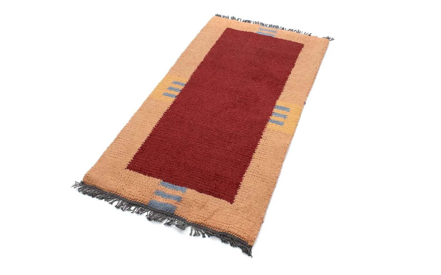 Nepal Teppich 140 x 70 cm - rot - Image 4