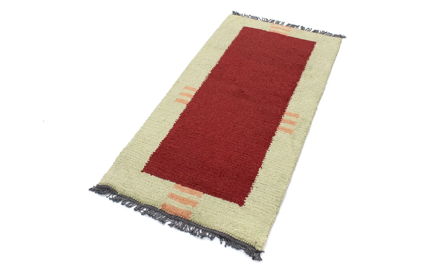 Nepal Teppich 140 x 70 cm - rot - Image 4