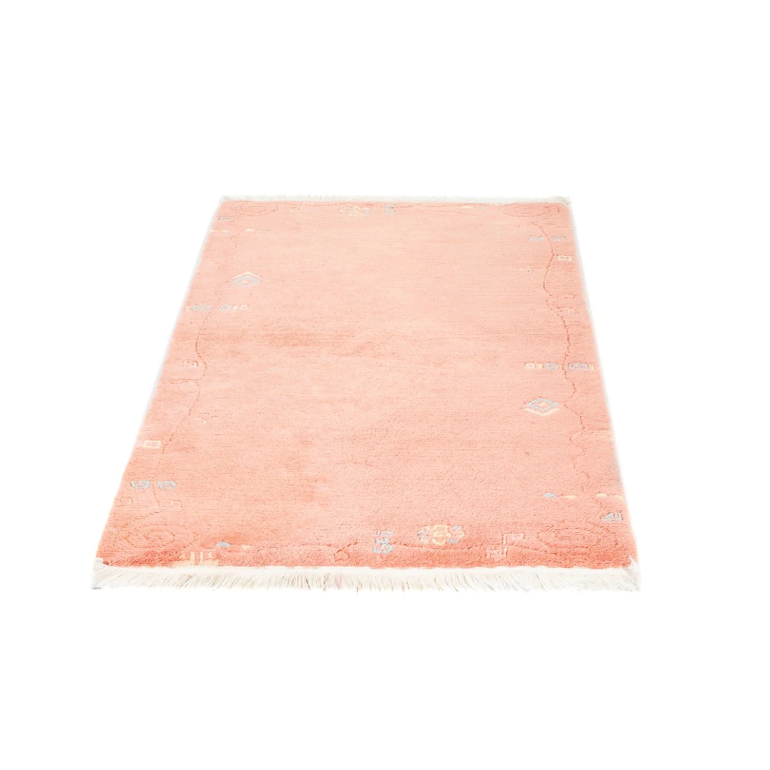 Nepal Teppich - 141 x 74 cm - lachs - Image 4