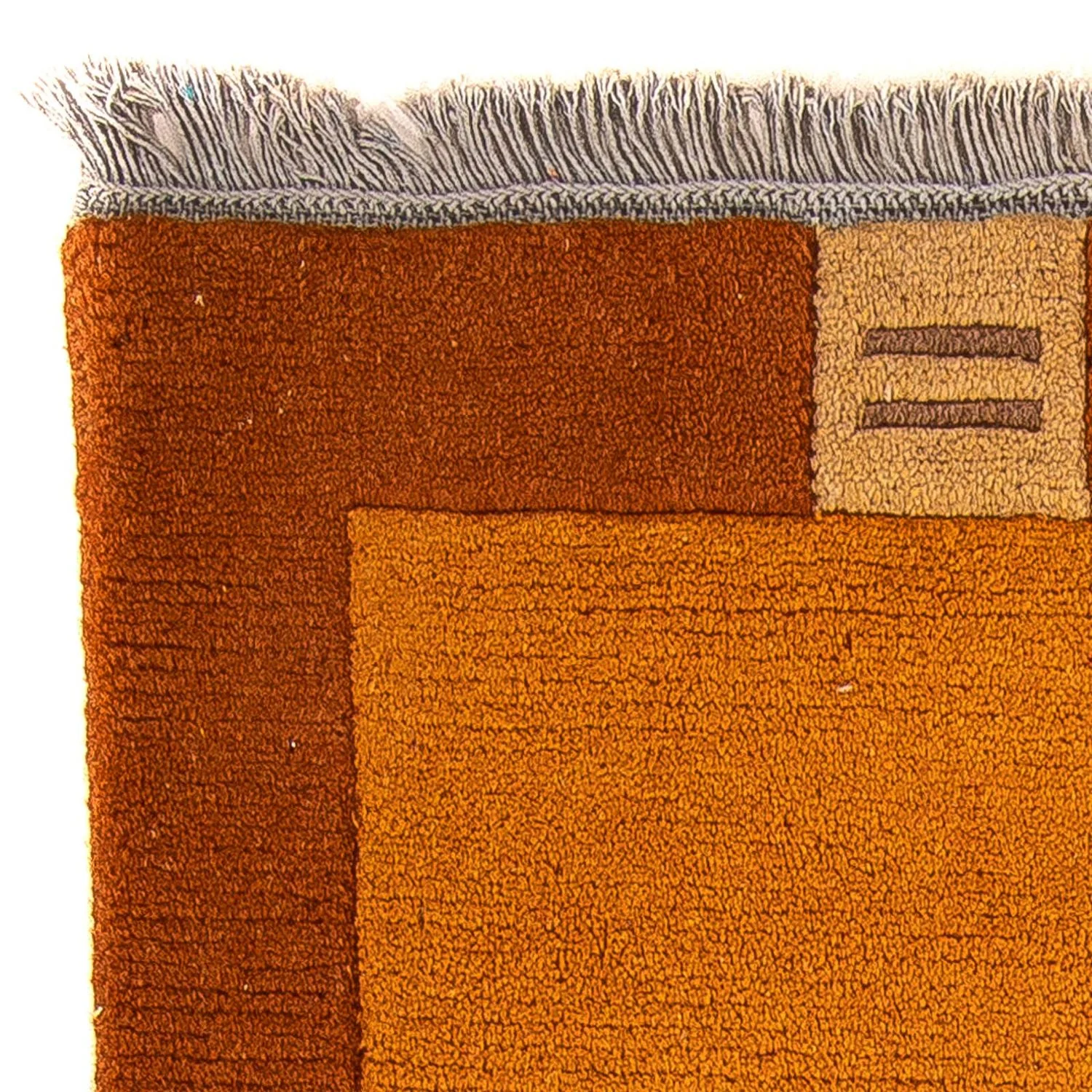 Nepal Teppich 142 x 72 cm - orange - Image 3