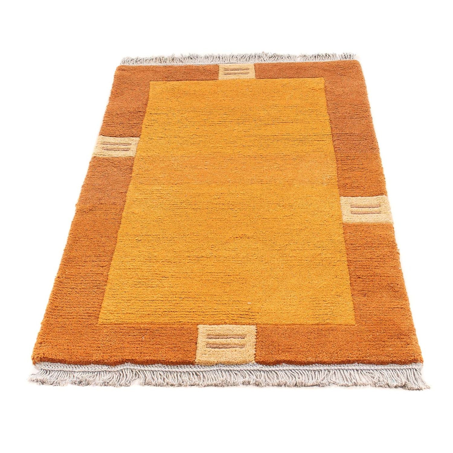 Nepal Teppich 142 x 72 cm - orange - Image 5