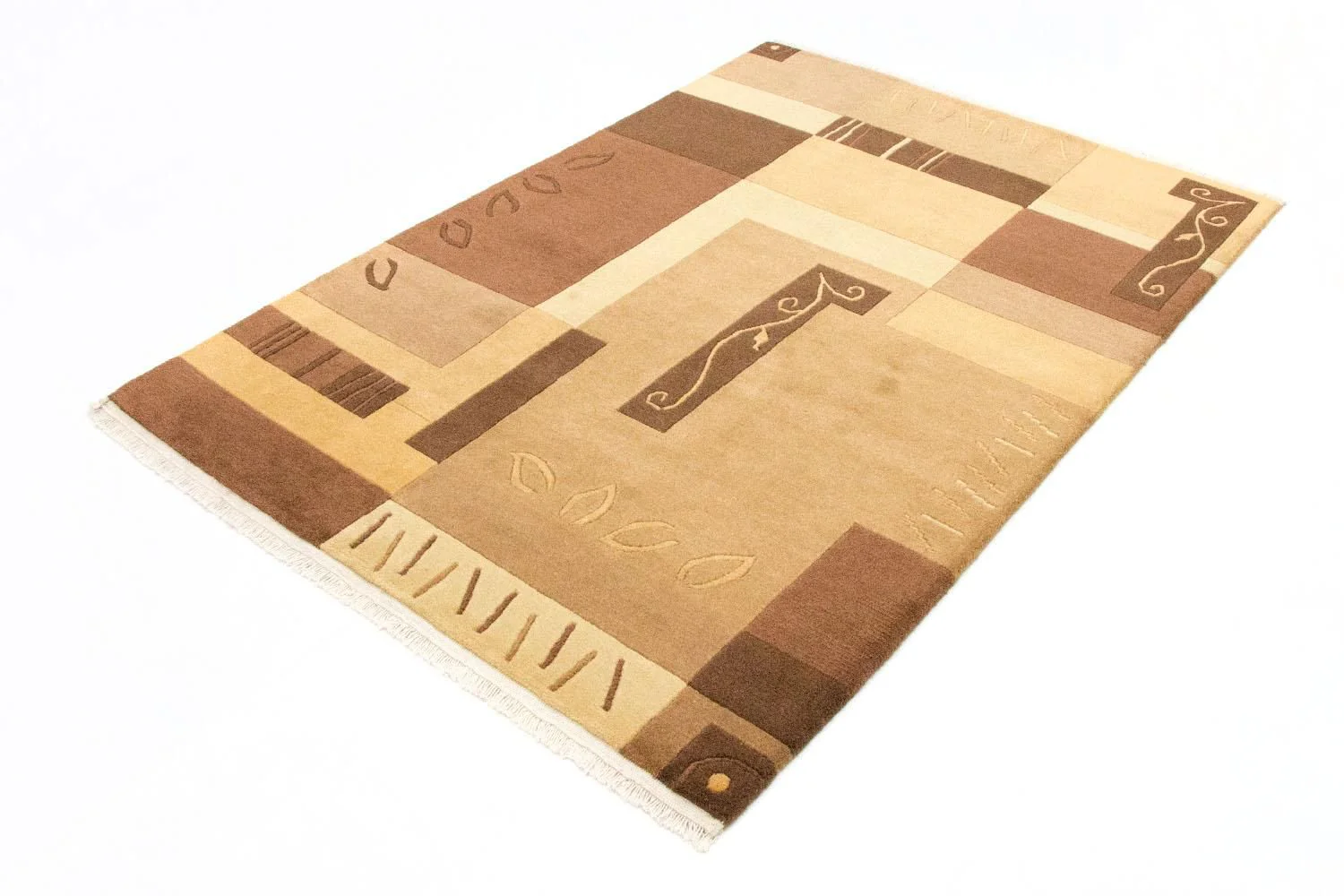 Nepal Teppich 184 x 121 cm - mehrfarbig - Image 4