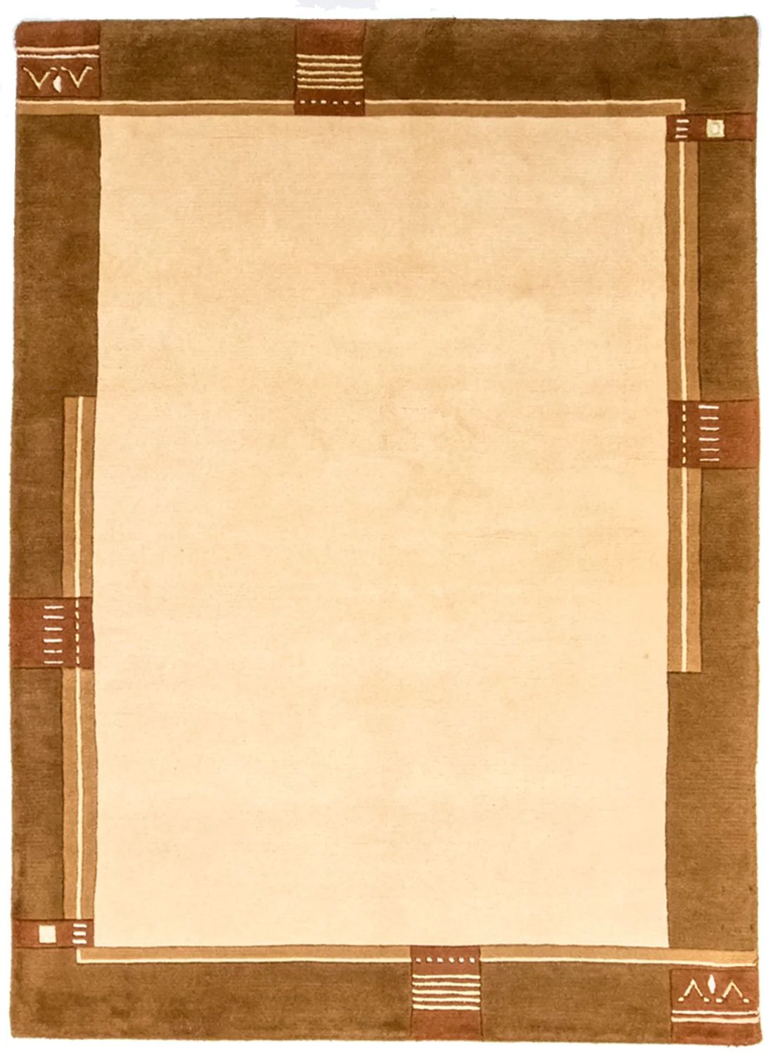 Nepal Teppich 197 x 144 cm Teppichbrücke
