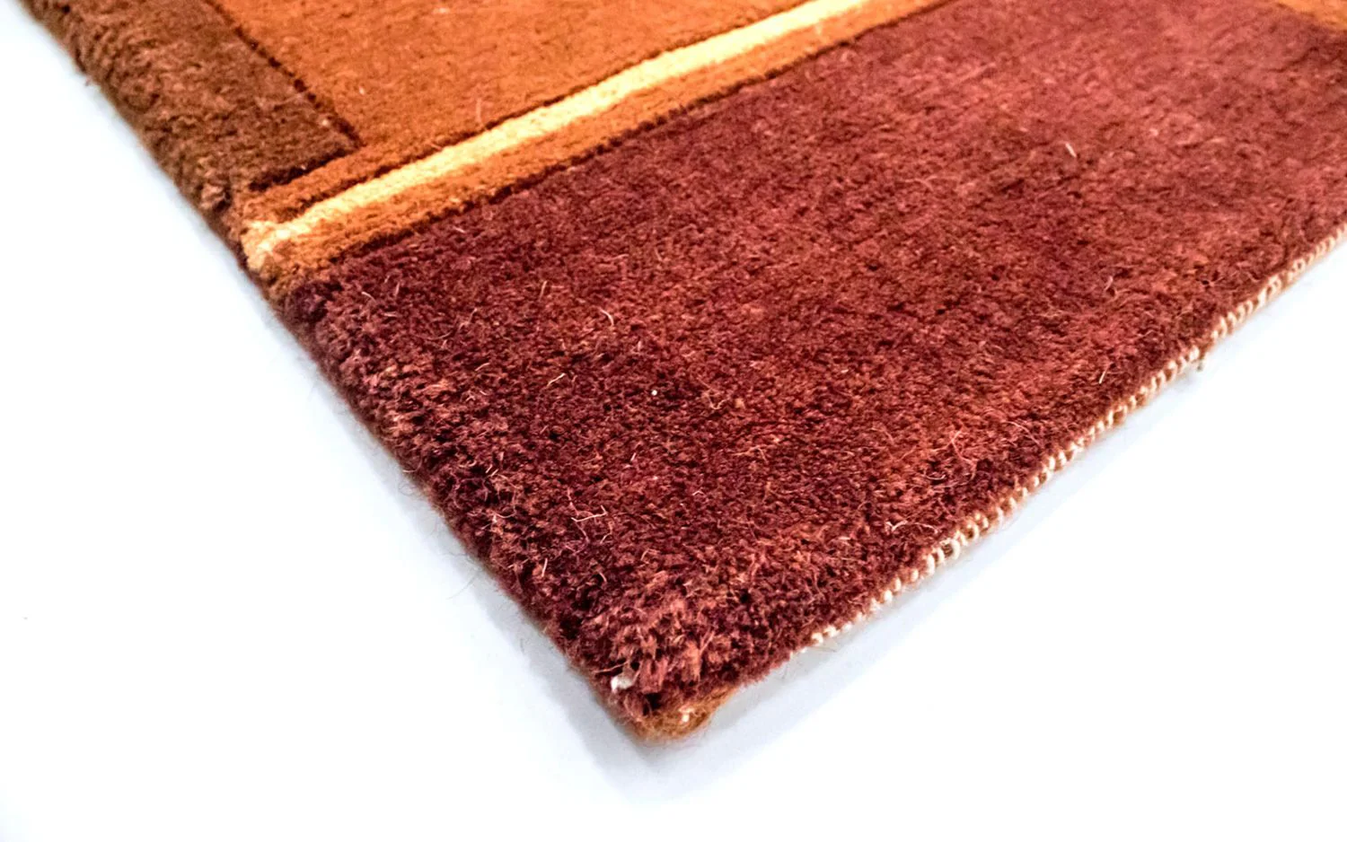 Nepal Teppich 201 x 146 cm - orange - Image 2