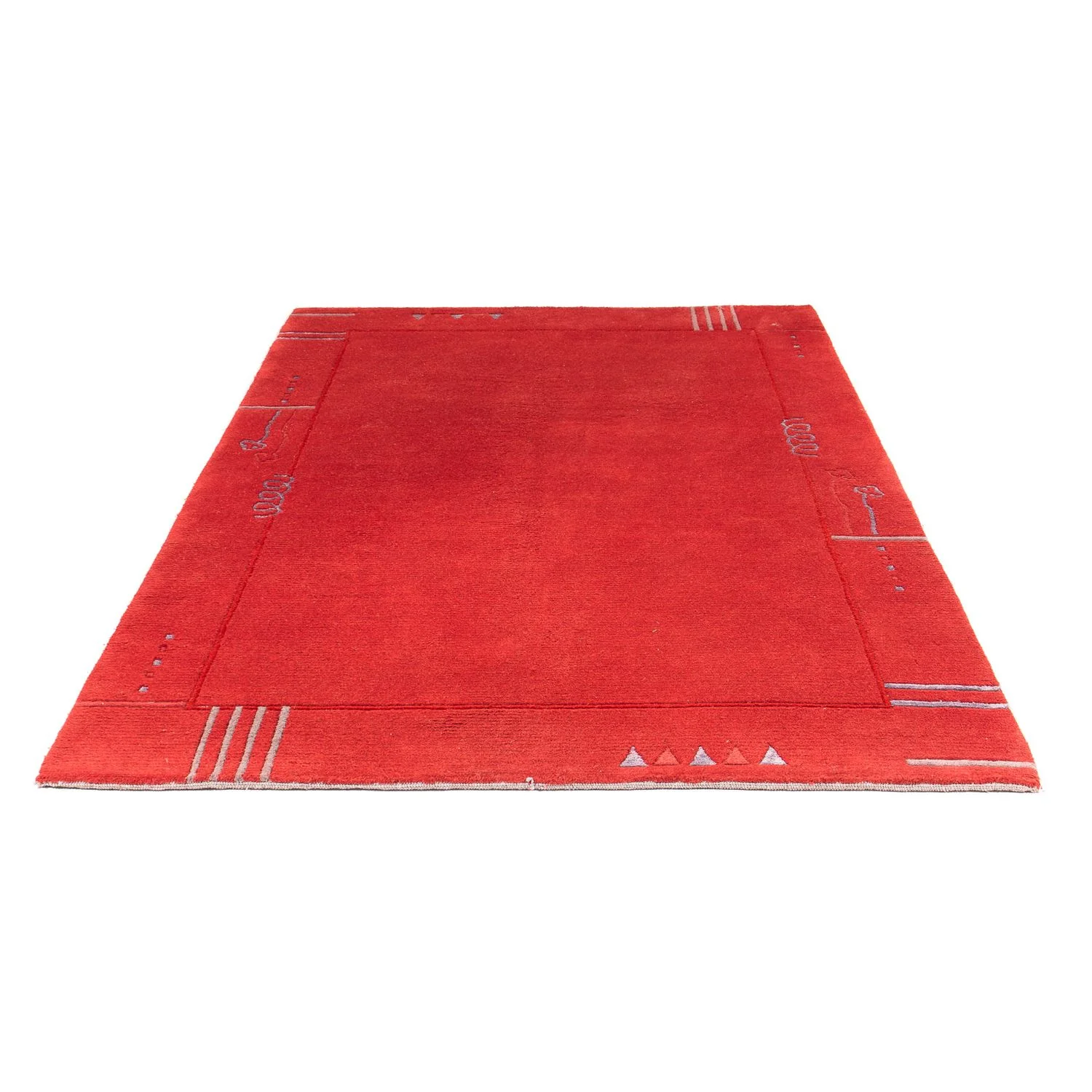 Nepal Teppich 228 x 162 cm - rot - Image 5