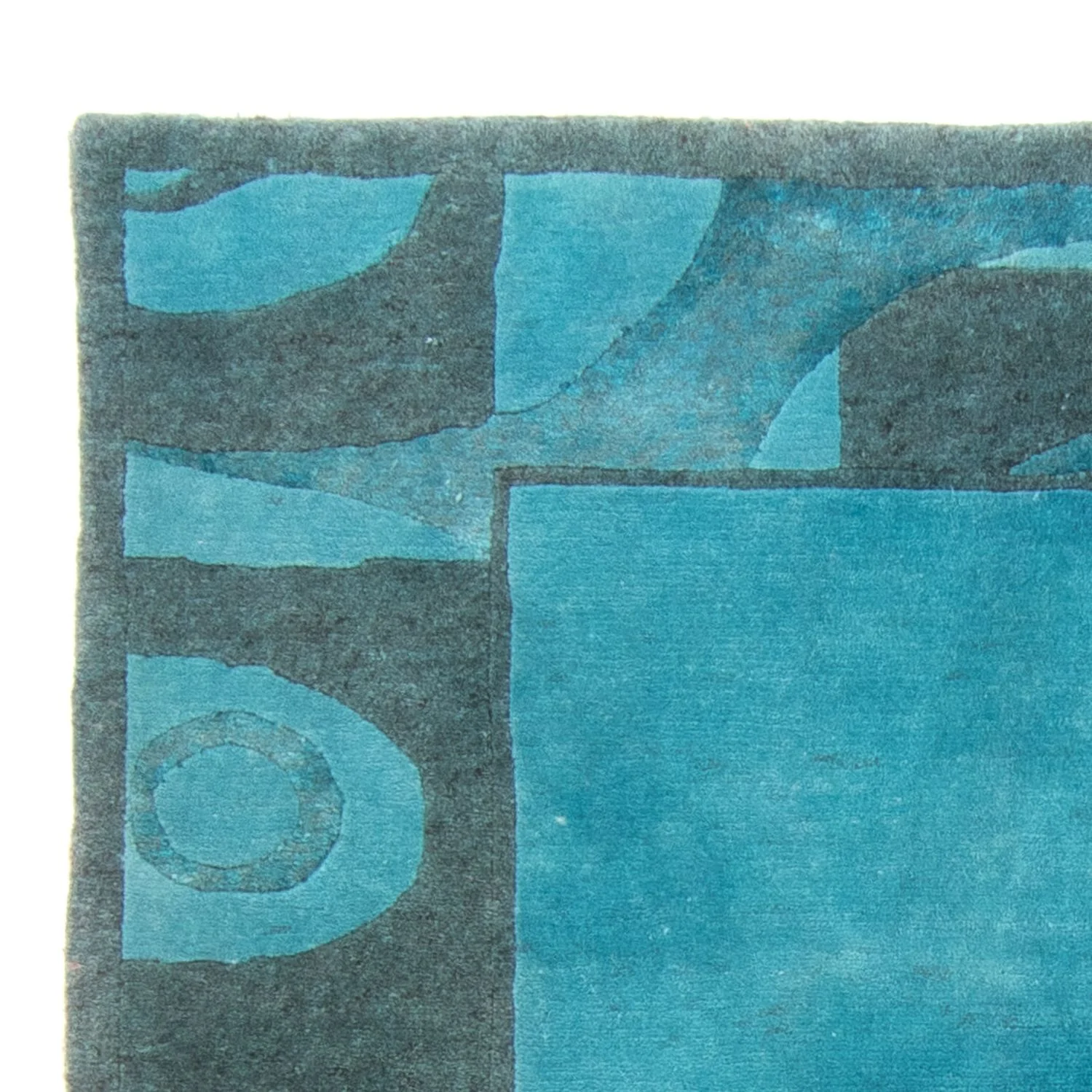Nepal Teppich - 230 x 160 cm - hellblau - Image 3
