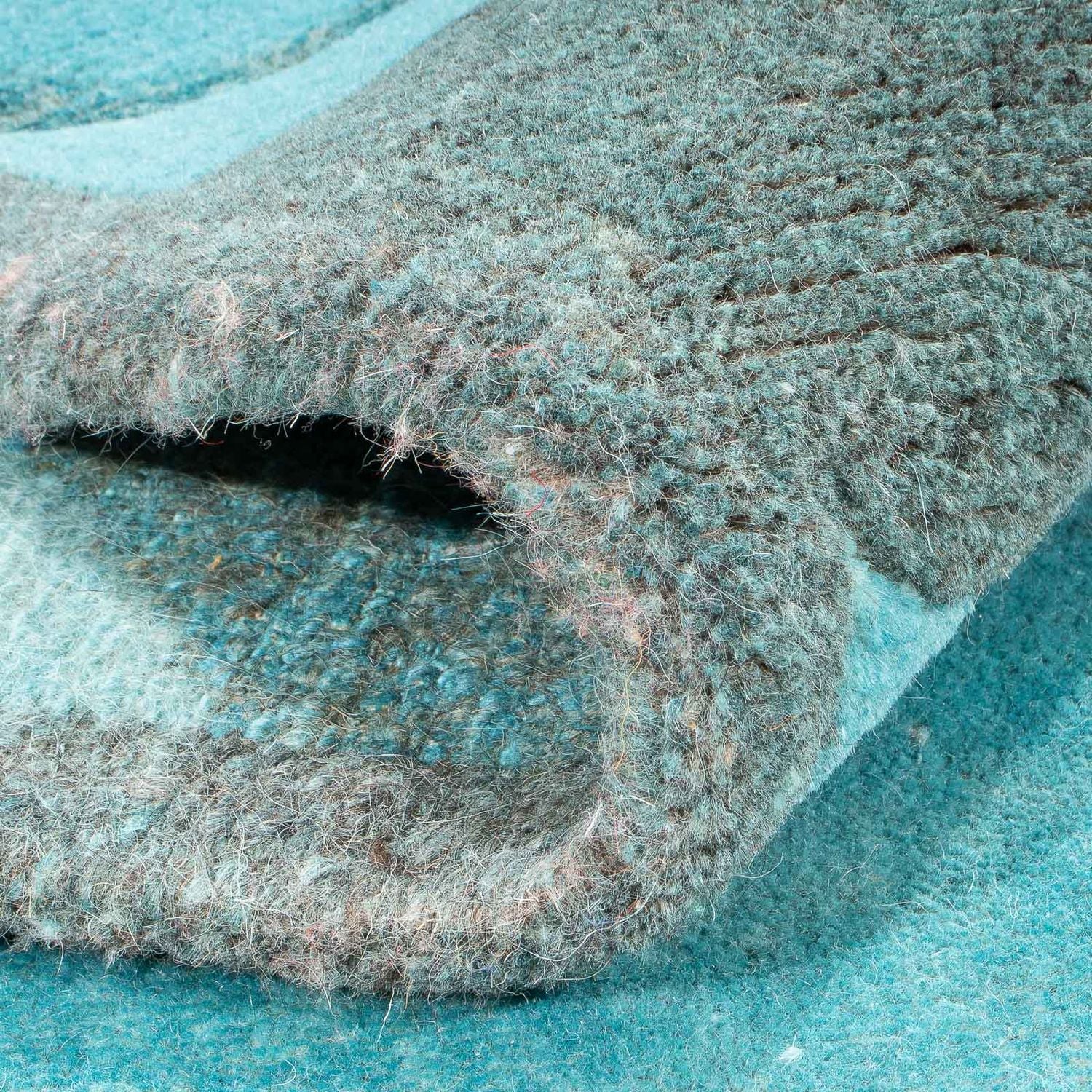 Nepal Teppich - 230 x 160 cm - hellblau - Image 4