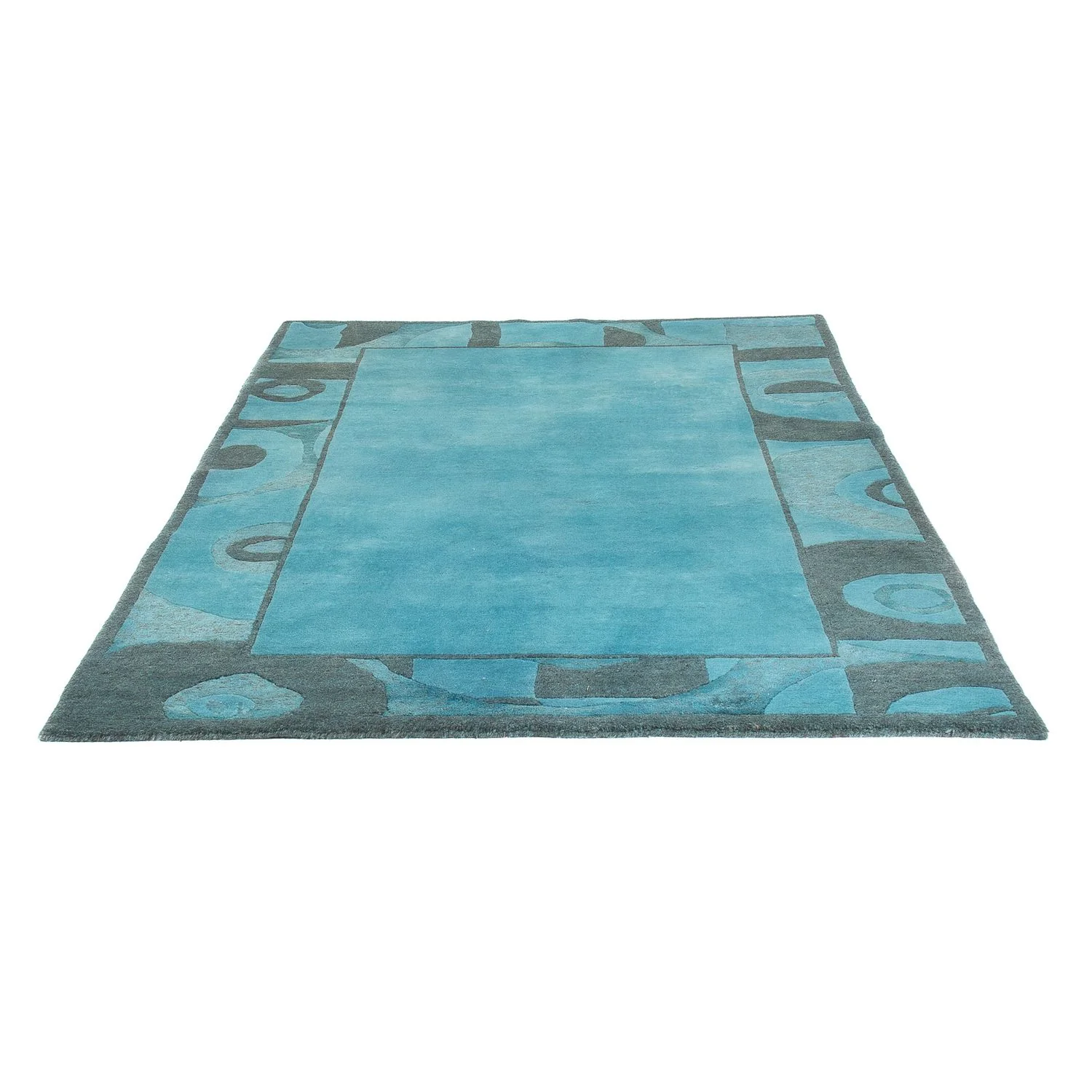 Nepal Teppich - 230 x 160 cm - hellblau - Image 5