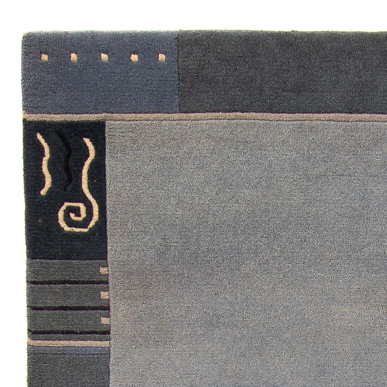 Nepal Teppich 240 x 170 cm - hellblau - Image 3