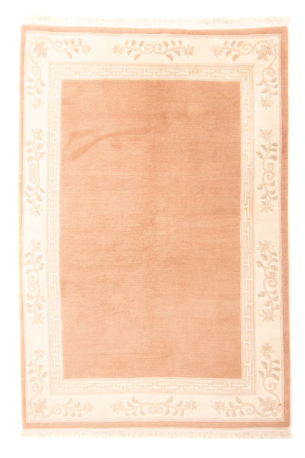 Nepal Teppich 242 x 168 cm - hellbraun
