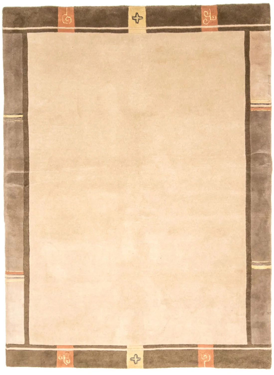 Nepal Teppich 242 x 175 cm Wohnzimmer Teppich