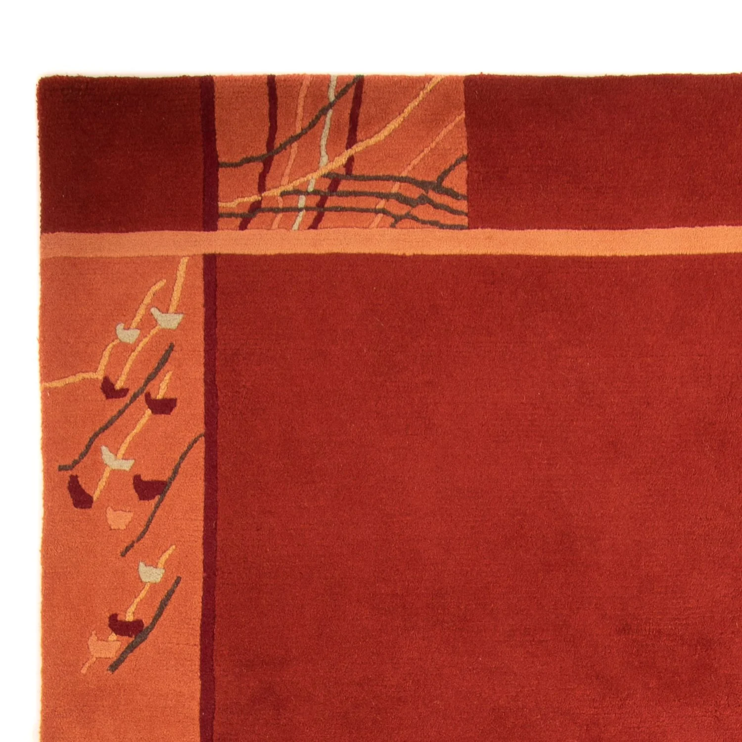 Nepal Teppich 293 x 205 cm - dunkelrot - Image 3