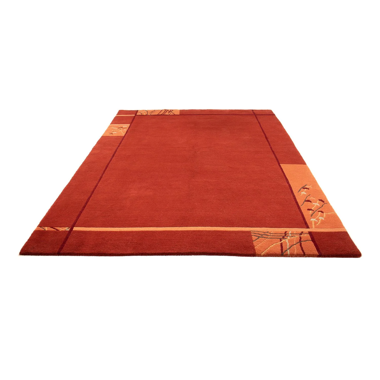Nepal Teppich 293 x 205 cm - dunkelrot - Image 5
