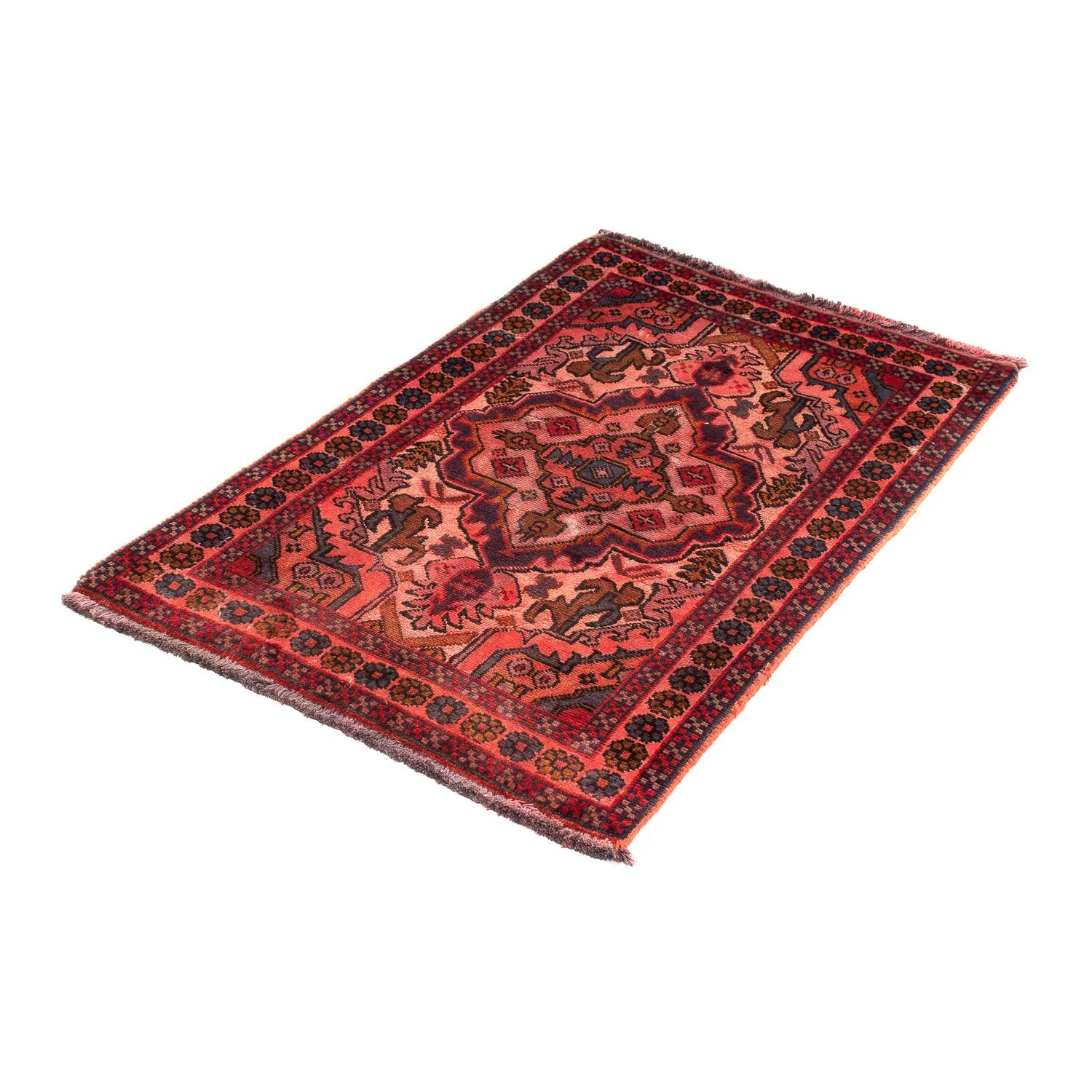 Orientteppich 100 x 66 cm - hellrot - Image 5