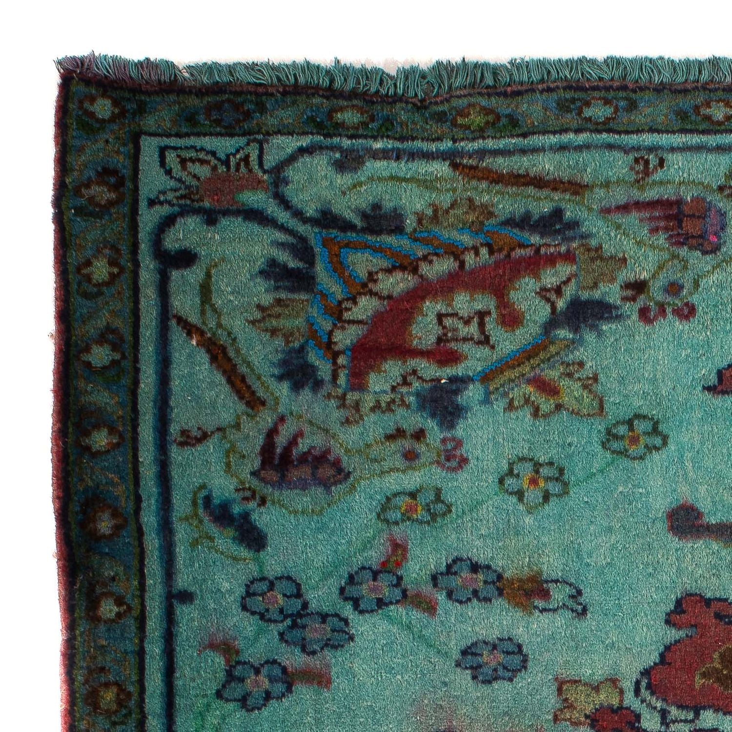 Orientteppich 105 x 104 cm - hellblau - Image 3