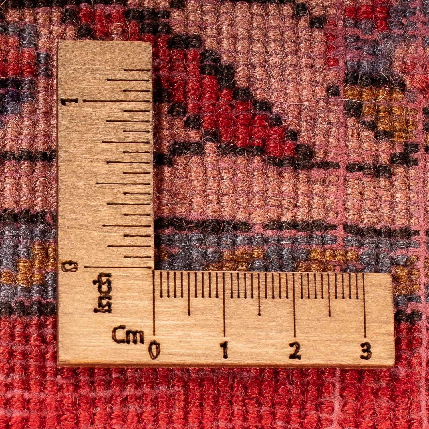 Orientteppich 124 x 63 cm - dunkelrot - Image 6