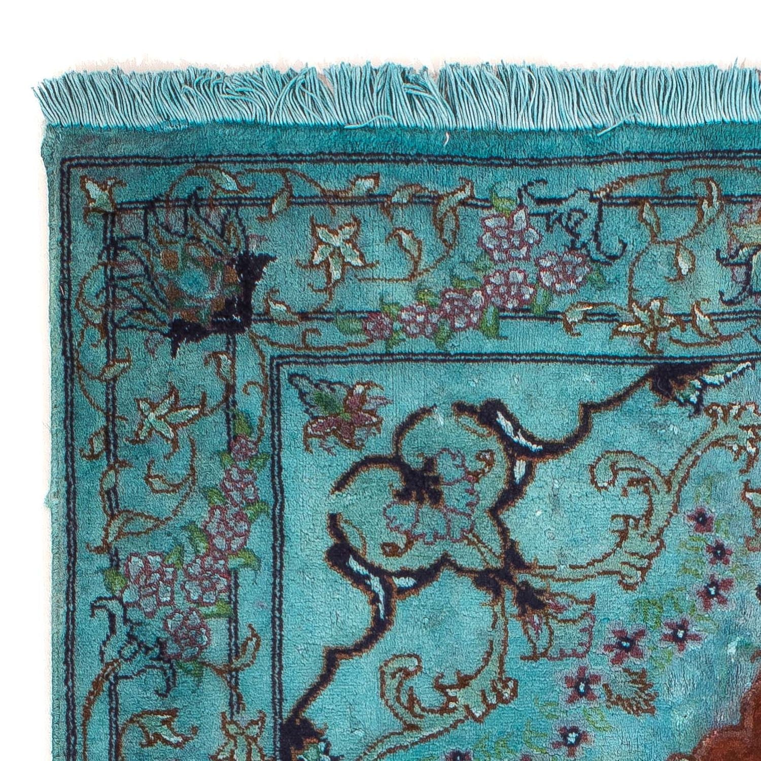 Orientteppich 124 x 77 cm - türkis - Image 3