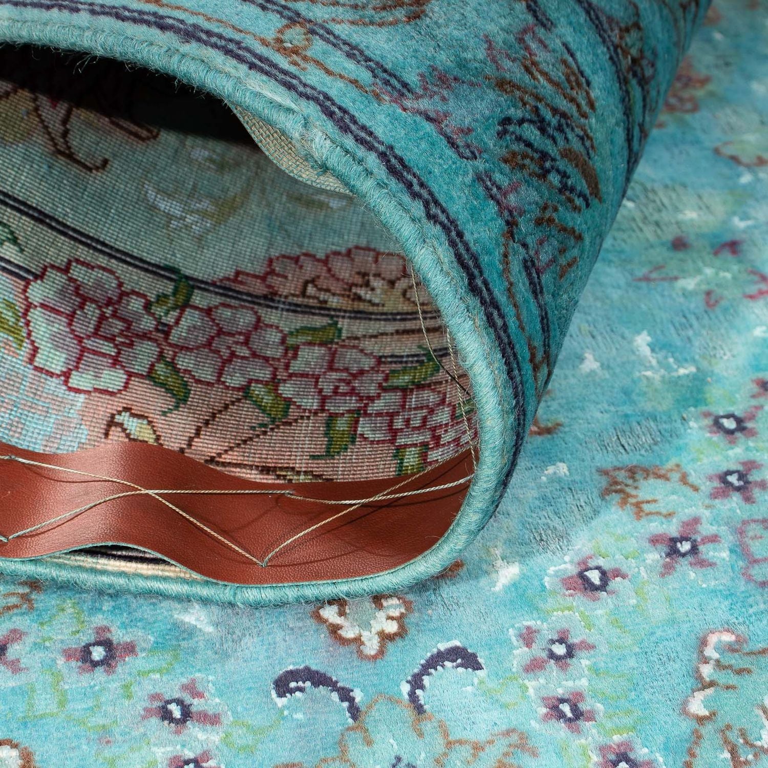 Orientteppich 124 x 77 cm - türkis - Image 4