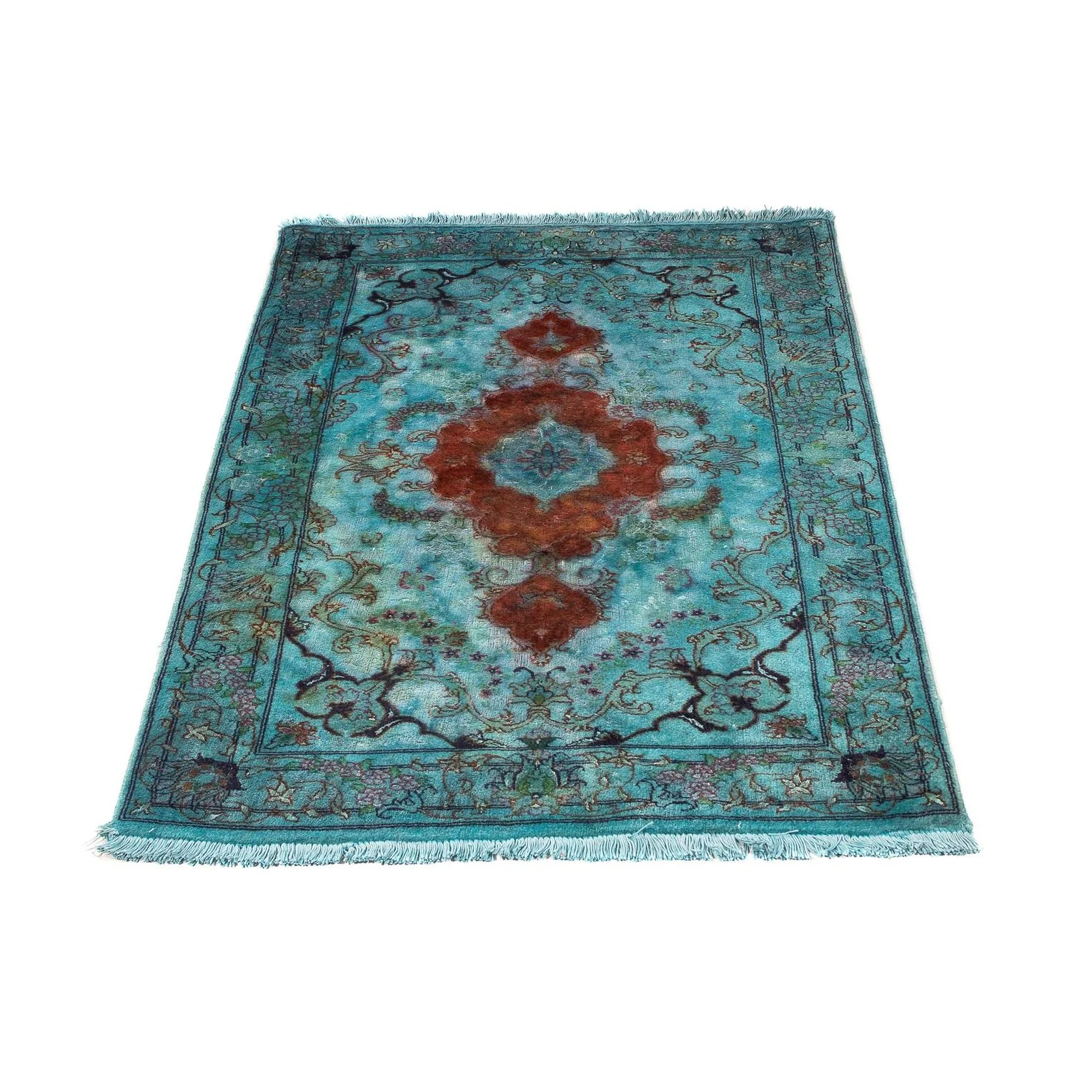 Orientteppich 124 x 77 cm - türkis - Image 5