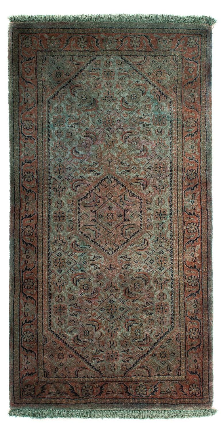 Orientteppich 140 x 70 cm - hellblau