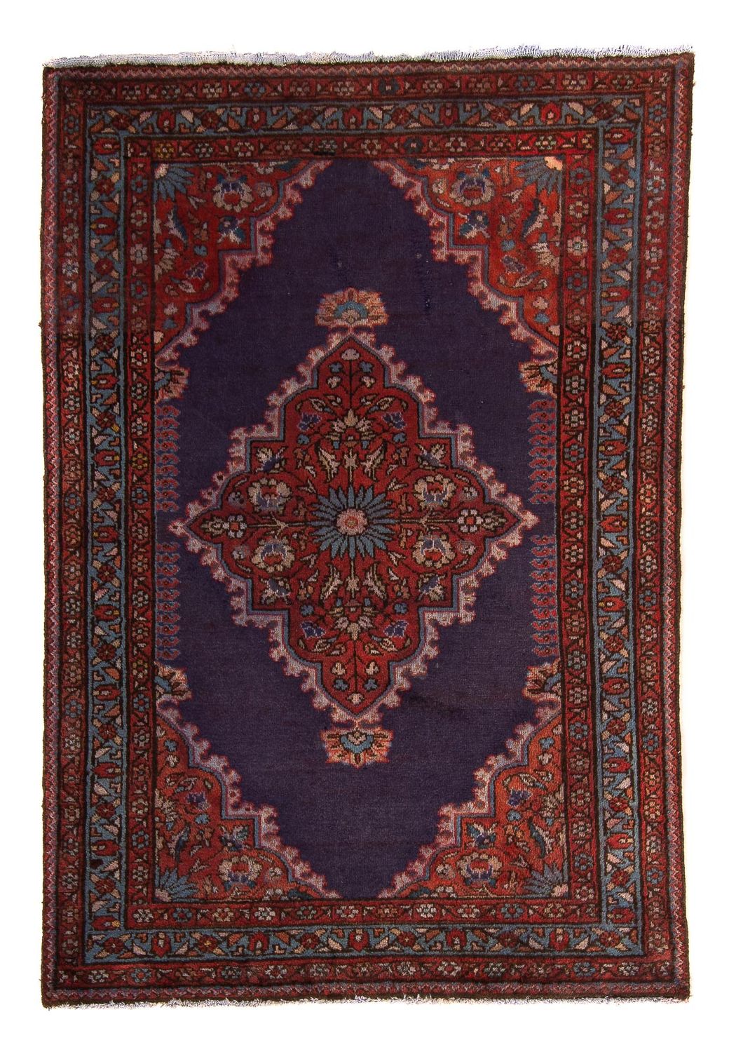 Orientteppich 150 x 105 cm - dunkelblau