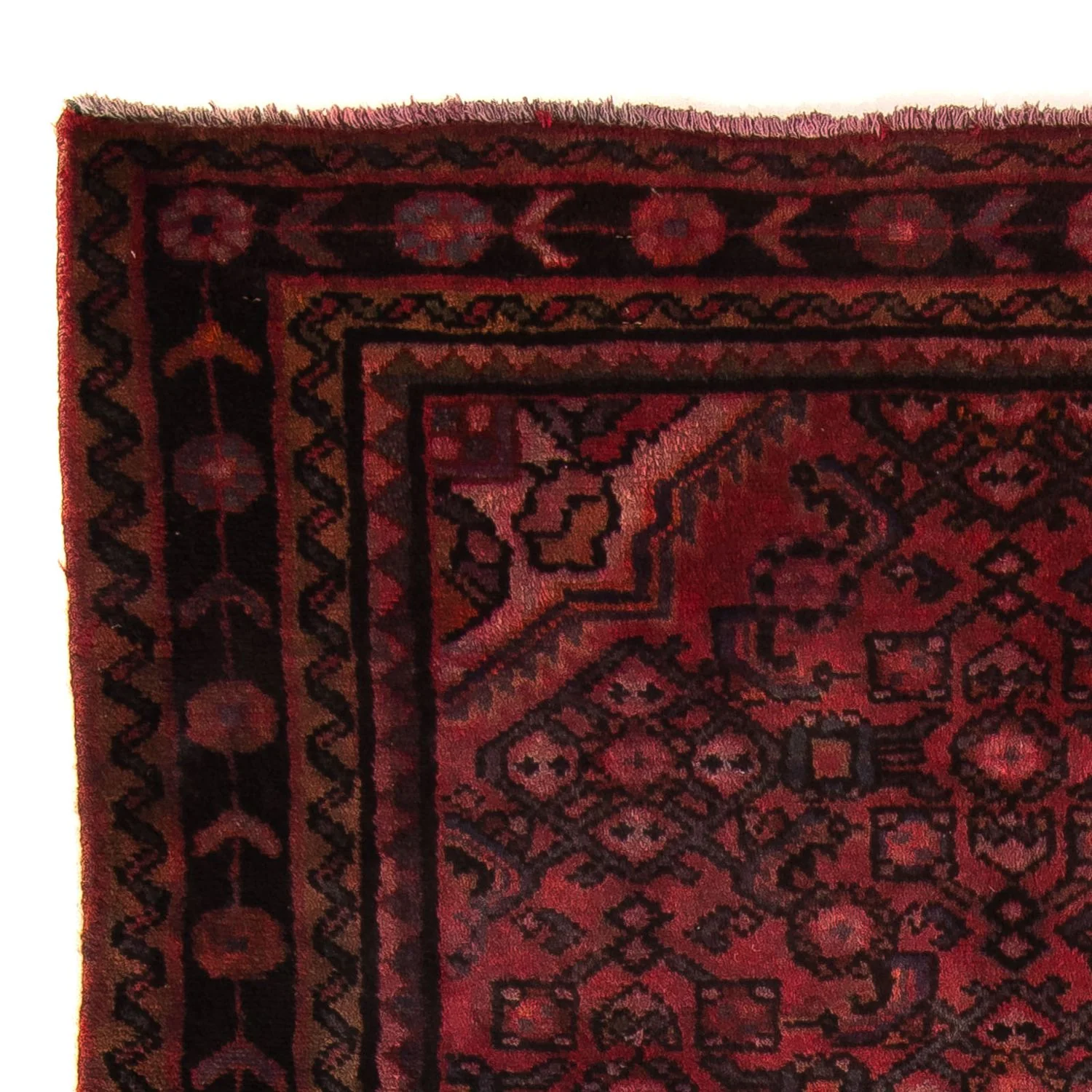 Orientteppich 160 x 98 cm - dunkelrot - Image 3