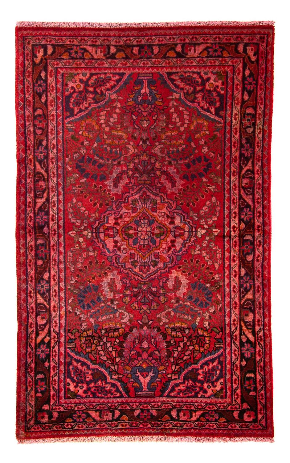 Orientteppich 170 x 105 cm - dunkelrot