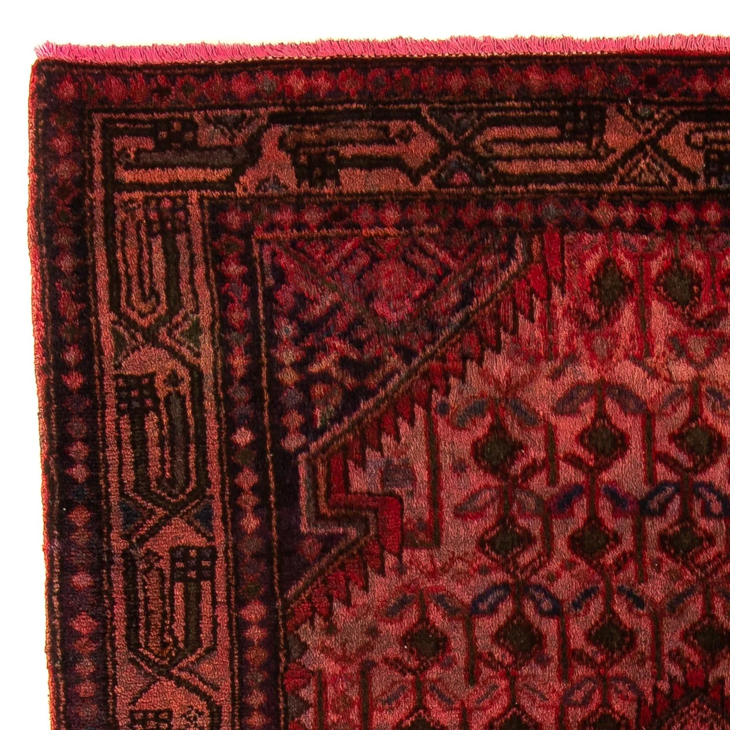 Orientteppich 173 x 104 cm - dunkelrot - Image 3