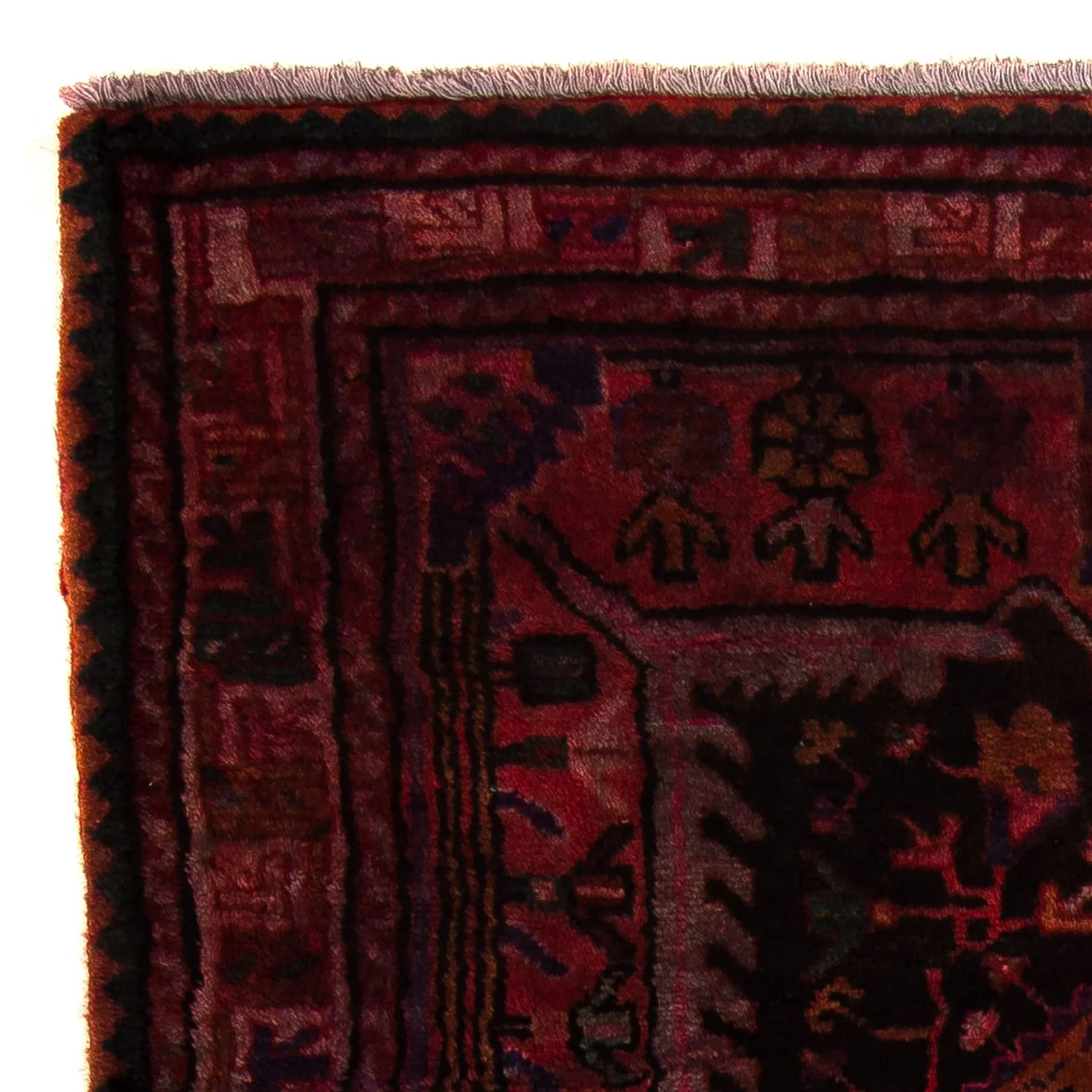Orientteppich 175 x 115 cm - dunkelrot - Image 3
