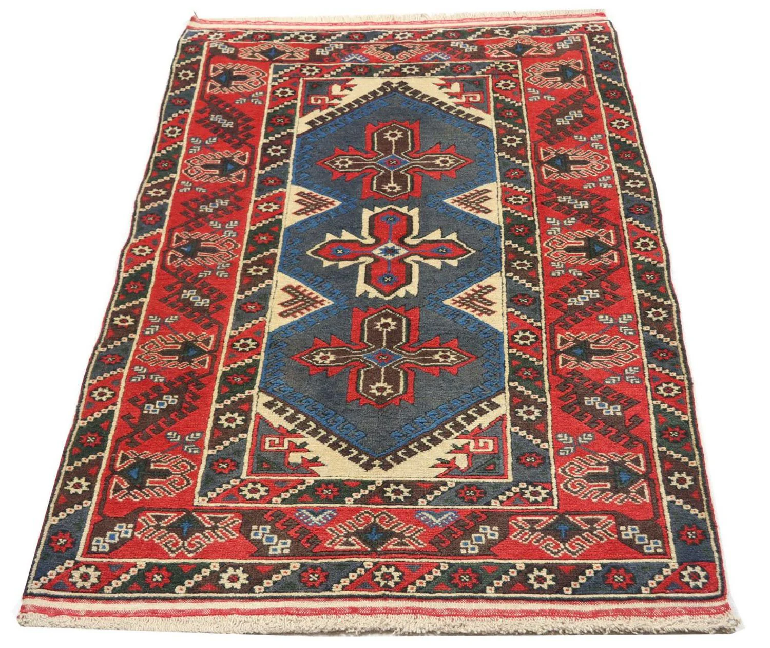 Orientteppich 184 x 119 cm - rot