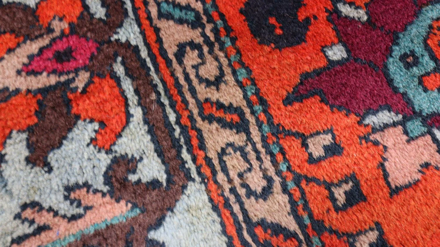 Orientteppich 210 x 133 cm - dunkelrot - Image 3