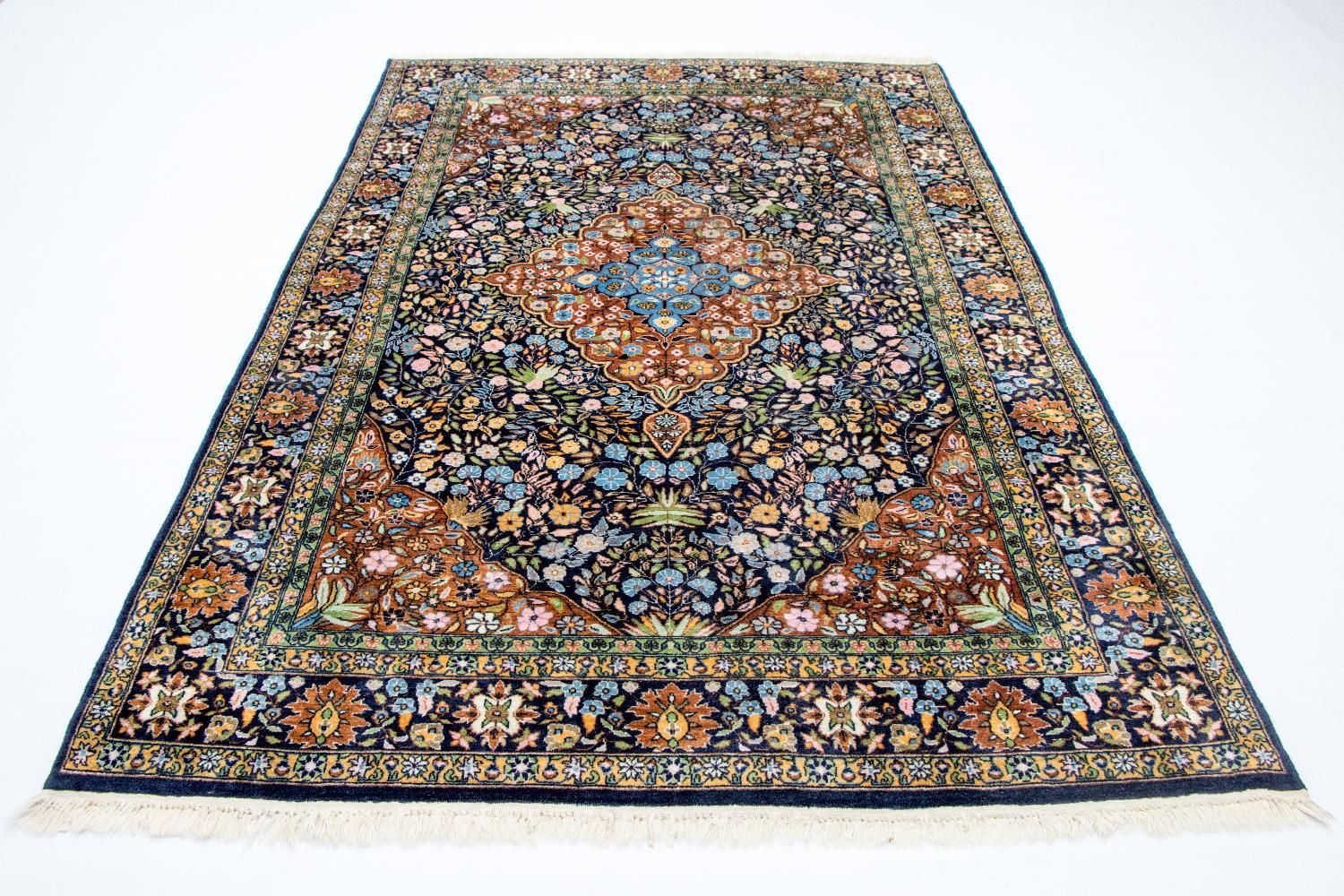 Orientteppich 226 x 140 cm - blau - Image 2