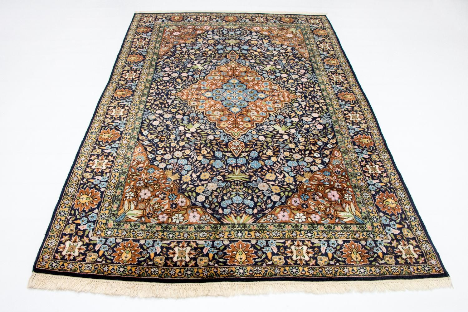 Orientteppich 226 x 140 cm - blau - Image 3