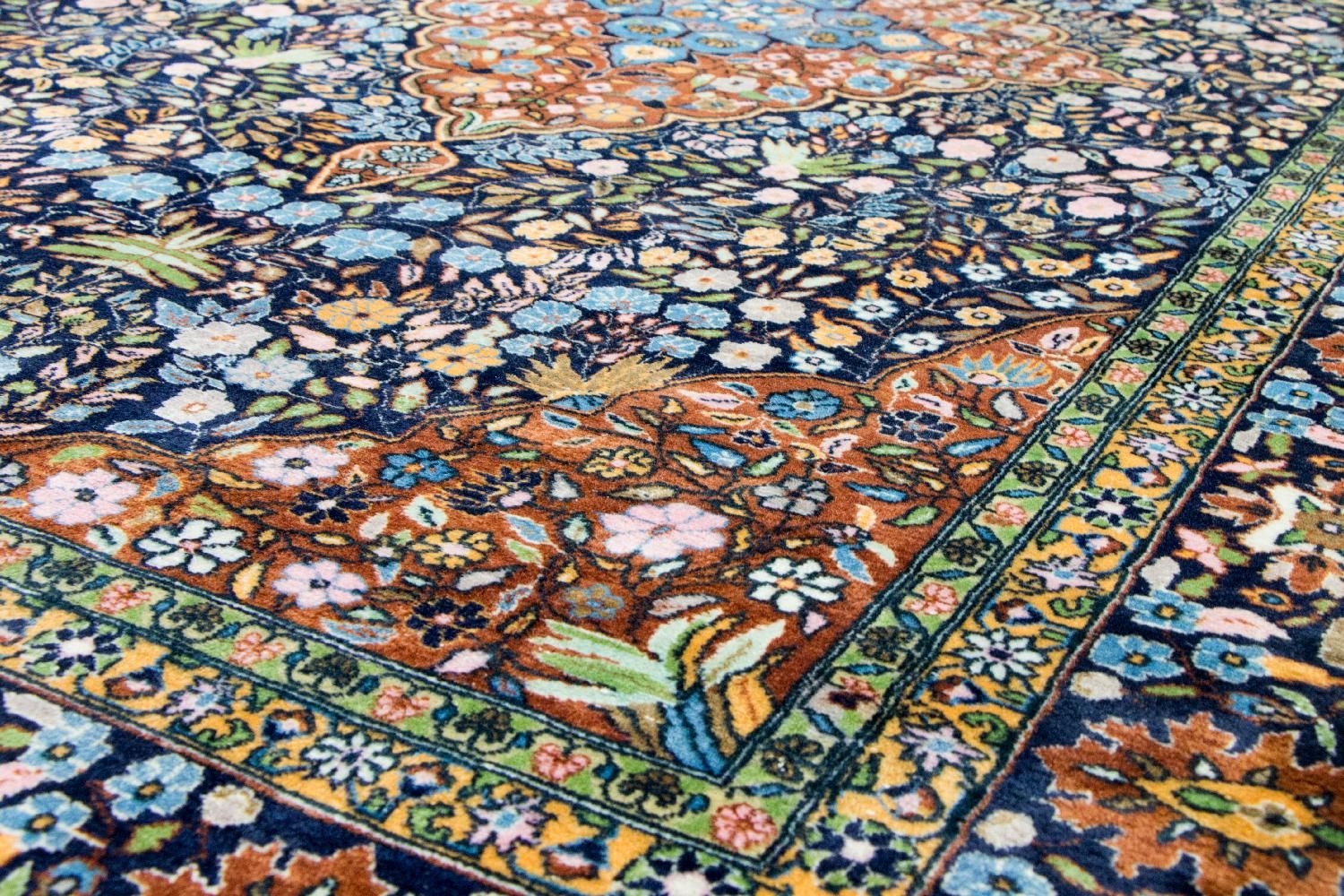 Orientteppich 226 x 140 cm - blau - Image 5