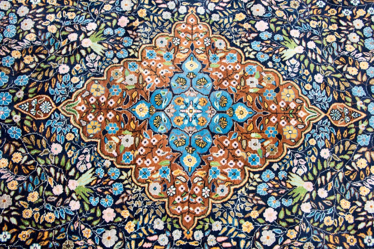 Orientteppich 226 x 140 cm - blau - Image 6