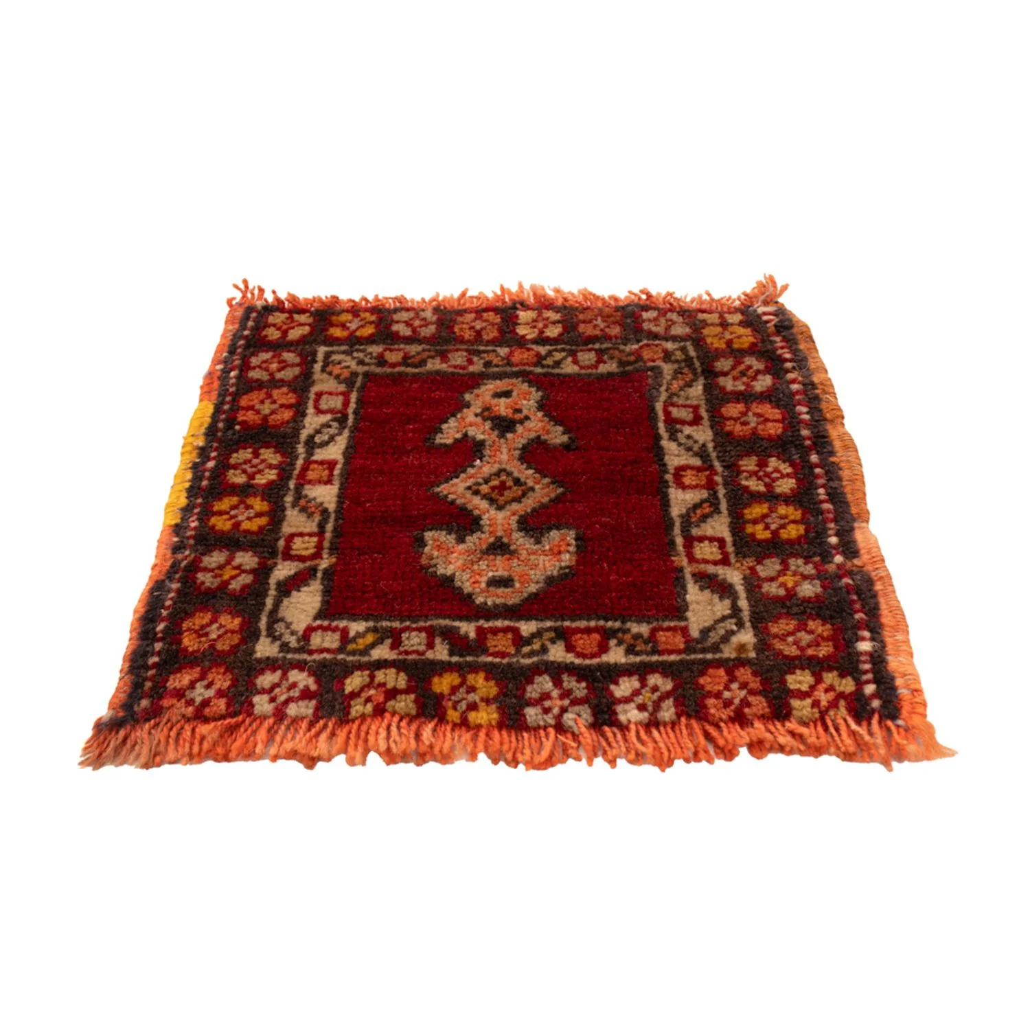Orientteppich - 27 x 24 cm - rot - Image 4