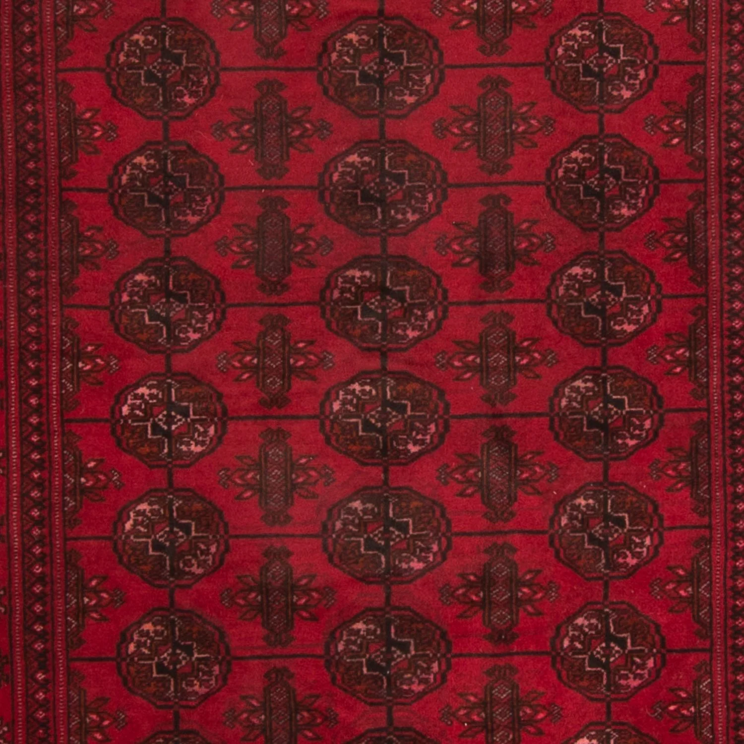 Orientteppich 280 x 106 cm - dunkelrot - Image 2