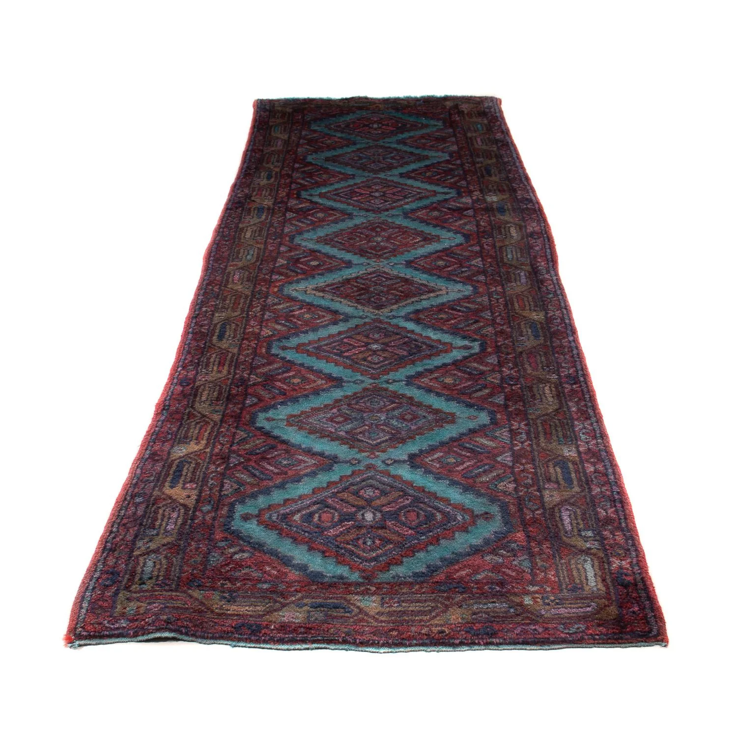 Orientteppich 281 x 89 cm - blau - Image 5