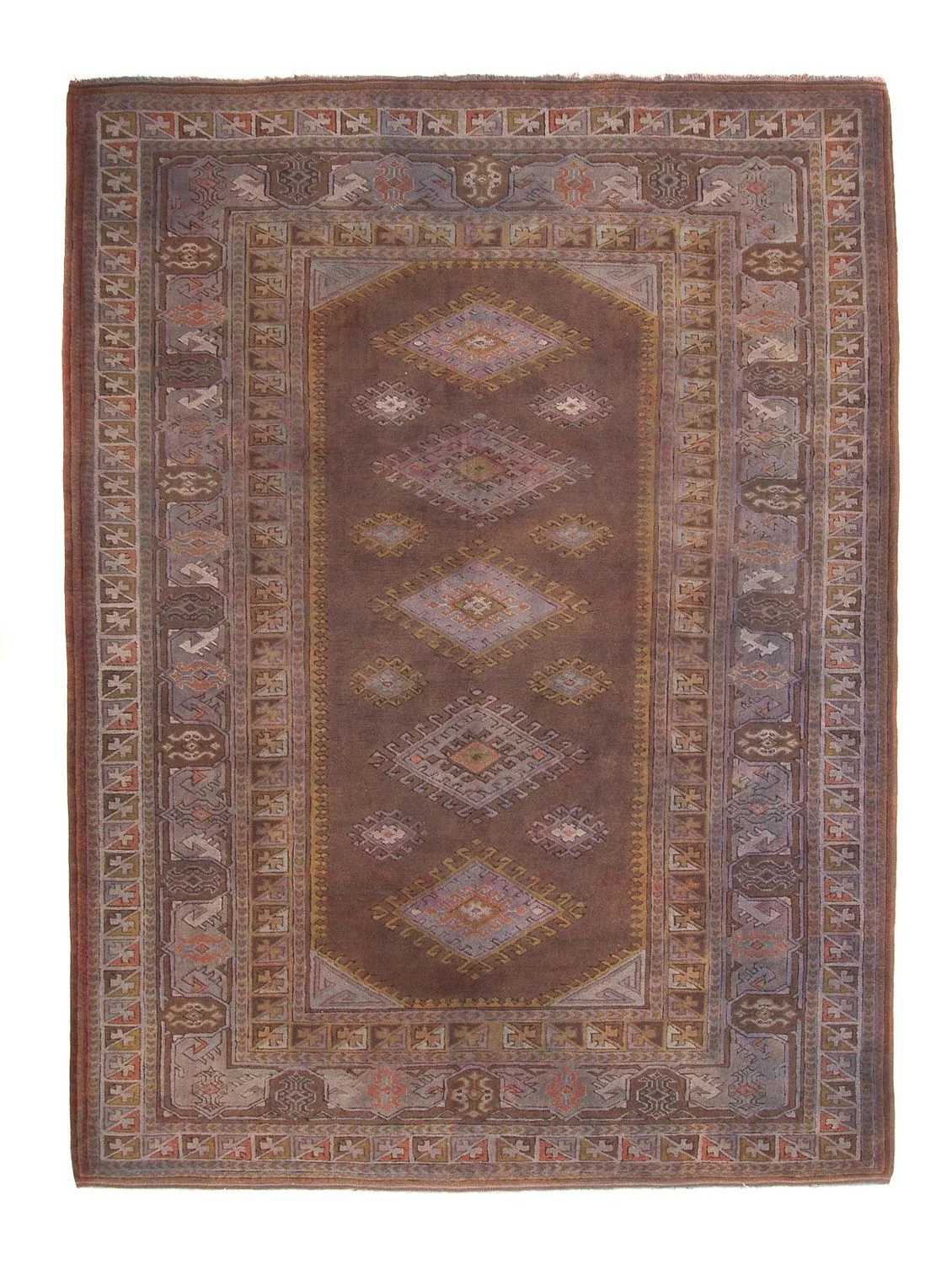 Orientteppich 285 x 200 cm - dunkelbraun
