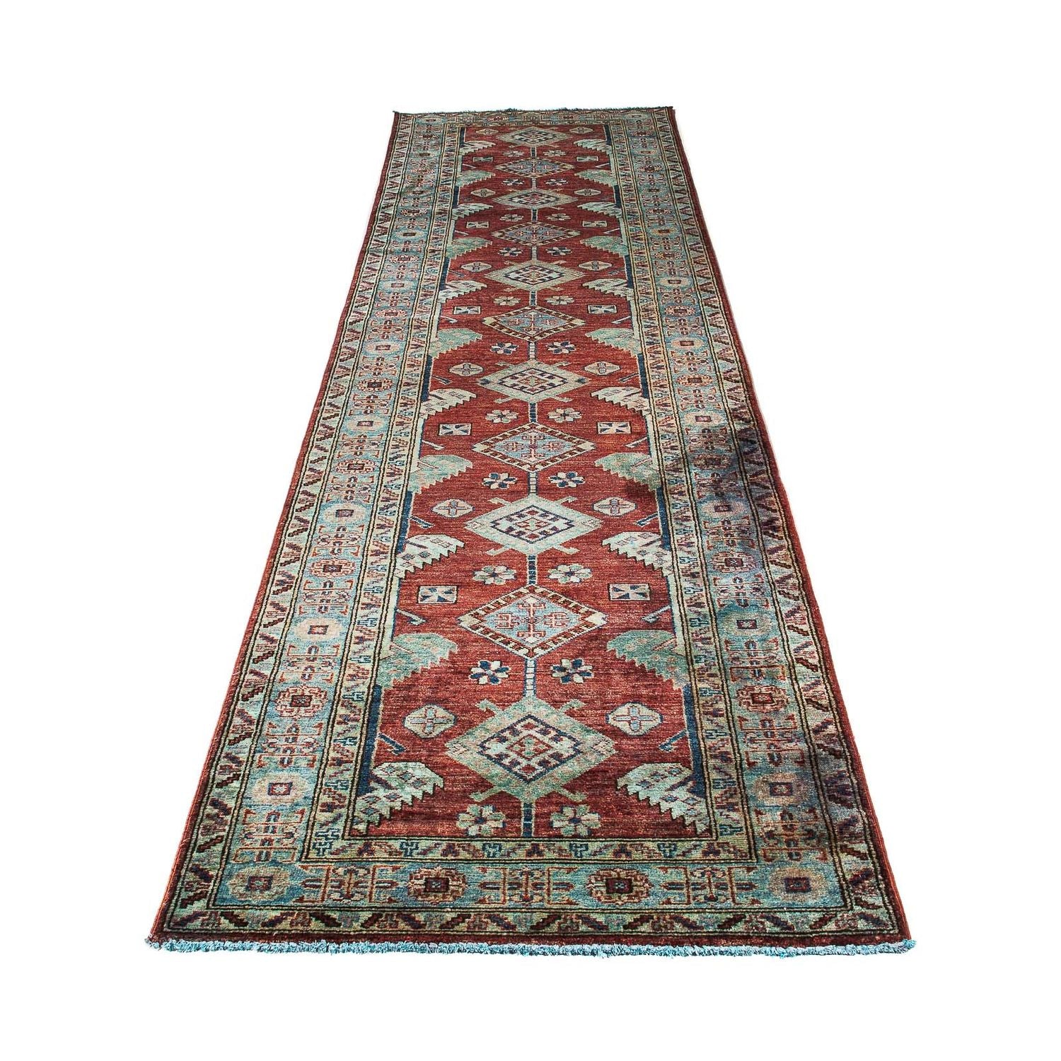 Orientteppich 315 x 82 cm - dunkelrot - Image 4