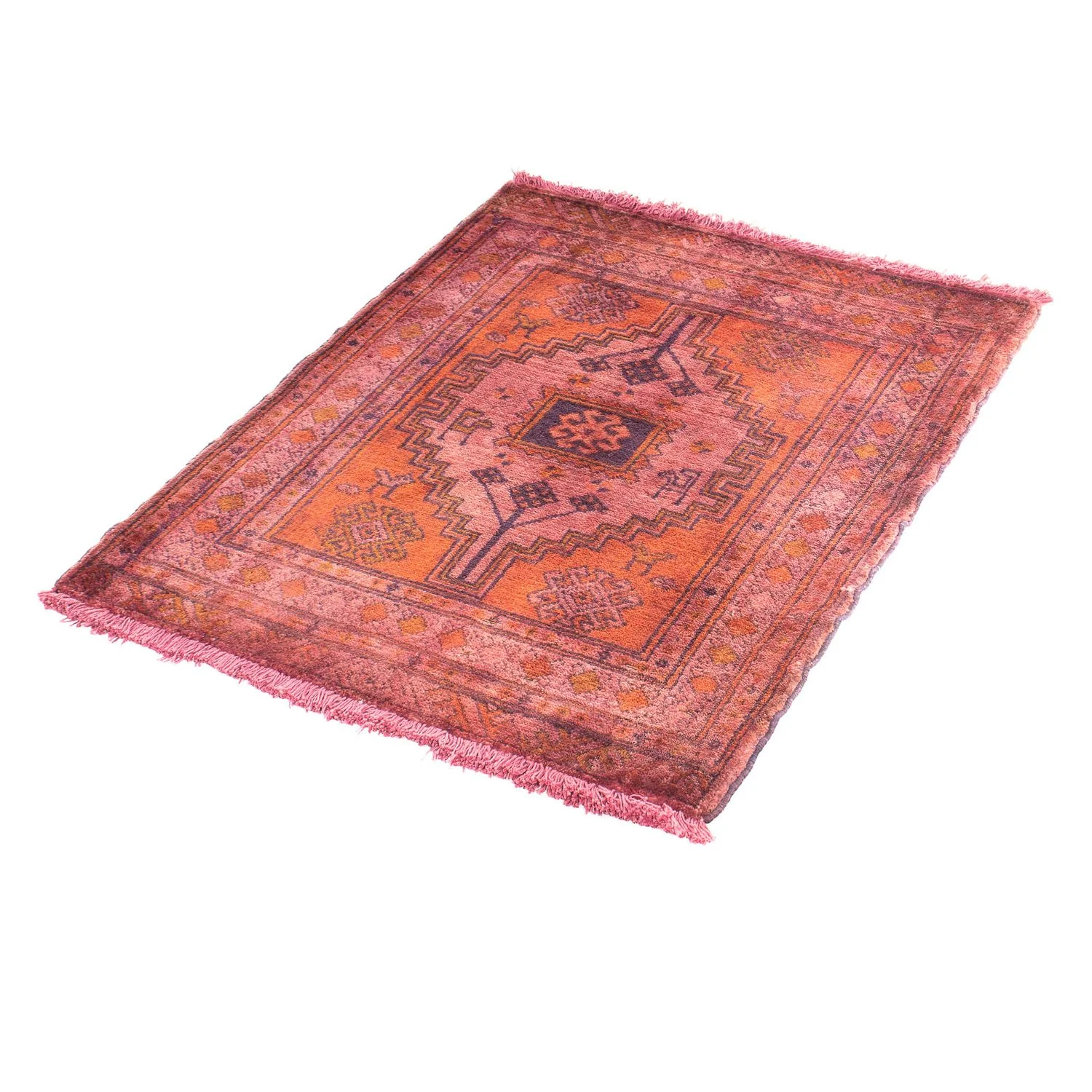 Orientteppich 80 x 67 cm - hellrot - Image 5