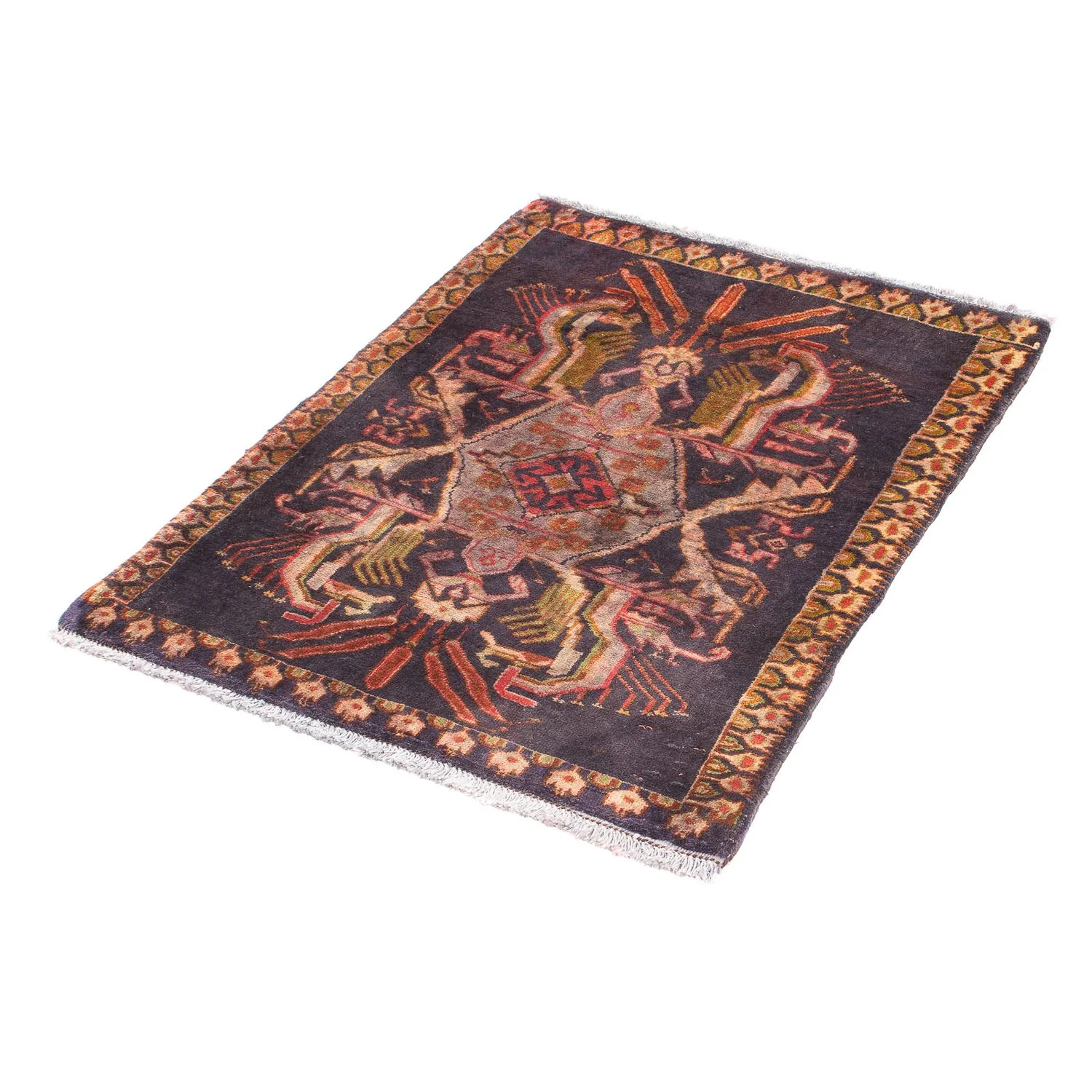 Orientteppich 81 x 65 cm - dunkelblau - Image 5